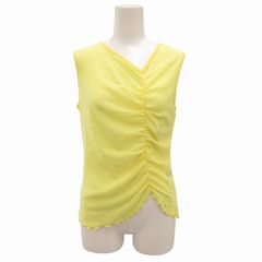 SENSO UNICO 個性的なベスト　38 新品 センソユニコ Senso unico ベスト ニット アシンメトリー シャーリング