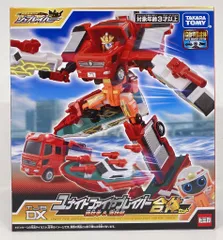 タカラトミー トミカ ジョブレイバー ユナイトファイヤブレイバー 消防車&消防艇 合体セットのサムネイル