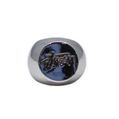STUSSY ステューシー Old Stussy ロゴリング 指輪 アクセサリー 小物 ユニセックス シルバー 16号のサムネイル