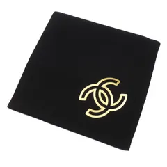CHANEL シャネル ココマーク ストール マフラー ブラック レディース 中古 美品のサムネイル