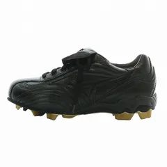 ミズノ MIZUNO アラモードグリッターTi-ネオ A LA MODE GLITTER Ti-NEO スタッドスパイク 野球用 レザー 25.5cm 黒 ブラック 2KP-53600 /XZ ■GY18のサムネイル