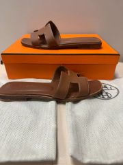 エルメス✨ヒョウ柄フラットサンダル 袋2枚付き - メルカリ