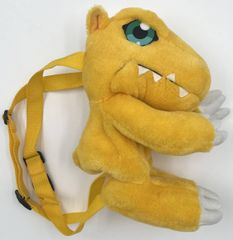 반다이 디지몬 어드벤처 아그몬 봉제인형 배낭 키즈