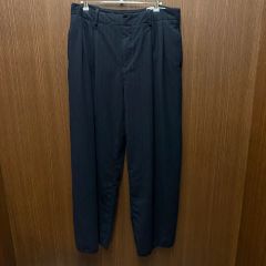 90s PRADA ストライプスラックス 2タックウール100% モード ワイド