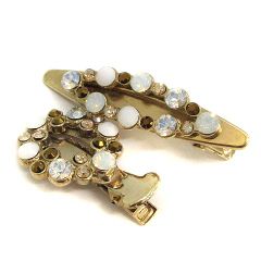 acca ヘアクリップ ゴールド マルチカラー - メルカリ