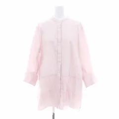 アプワイザーリッシェ Apuweiser-riche 24SS シャツチュールチュニック ブラウス 七分袖 2 ピンク /DF ■OS ■SHのサムネイル
