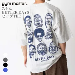 [Lサイズ]  gym master ジムマスター Tシャツ 半袖 メンズ レディース オーバーサイズ 大きめ 7.4oz BETTER DAYS ビッグTEE G721710のサムネイル