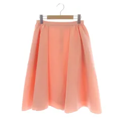 フォクシーニューヨーク FOXEY NEW YORK CIRCULAR BLOSSOM フレアスカート ミモレ丈 ロング 38 サーモンピンク 41670 /DO ■OSのサムネイル