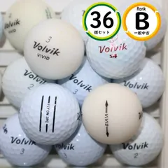 コスパ重視 VOLVIK 混合 25球 Bランク 安定した使いやすさ ロストボール 送料無料 36個 ホワイト ボルビック 中古のサムネイル