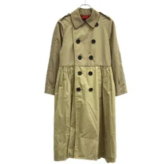 tricot COMME des GARCONS トリココムデギャルソン 17AW 切り替えプリーツトレンチコート TT-C002 ベージュ Mのサムネイル