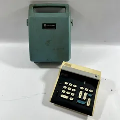 ★ 昭和レトロ ヴィンテージ National ナショナル 電子計算機  PANAC 800 (JE-800) 現Panasonic ケース入り 動作確認済みのサムネイル