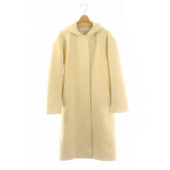 B&Y ユナイテッドアローズ BEAUTY&YOUTH ビューティー&ユース ドロップショルダーフードコート アウター ウール S アイボリー /YQ ■OSのサムネイル