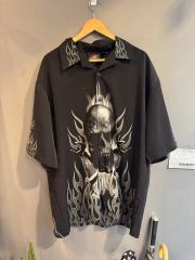 Mcbling grunge レタリング ポロシャツ ダークウェア - メルカリ