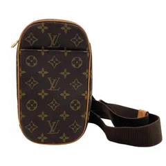 ルイ・ヴィトン LOUIS VUITTON ポシェット・ガンジュ M51870 ブラウン モノグラムキャンバス/レザー メンズ ボディバッグのサムネイル