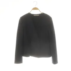セオリーリュクス theory luxe Cosimo Adanel ジャケット ノーカラー カラーレス 38 ネイビー /DF ■OSのサムネイル