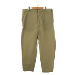 ルメール LEMAIRE CHINO PANTS  BELTED CARROT PANTS チノパンツ 46 カーキ /MI ■OS ■SHのサムネイル