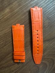 PANERAI パネライ 純正 22mm Dバックル用 アリゲーター ベルト 橙 