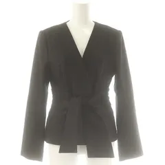 グレースクラス GRACE Class 25SS ラメWOOLボウジャケット ノーカラー 36 黒 /MI ■OSのサムネイル