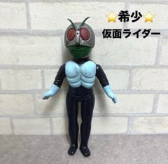 旧バンダイ ソフビ ミドルサイズ 仮面ライダー2号 当時もの - メルカリ
