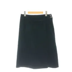 オールドイングランド OLD ENGLAND ベロア フレアスカート ミモレ ロング 38 紺 ネイビー /AT ■OSのサムネイル