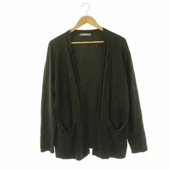 ナノユニバース nano universe カーディガン ロング M ダークグリーン /MI ■OS ■GY39 ■AX
