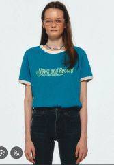 BEEDEN SPRAY PRINT LOGO TEE ライトブルー - メルカリ