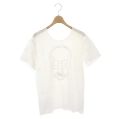 ルシアンペラフィネ LUCIEN PELLAT-FINET ラインストーン スカル Tシャツ カットソー 半袖 M 白 ホワイト /MF ■OS ■AD ■PNのサムネイル