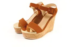 チェスティ Chesty Basic Wedgesole サンダル ウエッジソール コルク S 茶 ブラウン /yt0521 ■PNのサムネイル