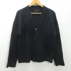 d■ITALY製■ロベルトコリーナ/roberto collina 長袖カーディガン【46】黒/MENS■37【中古】のサムネイル