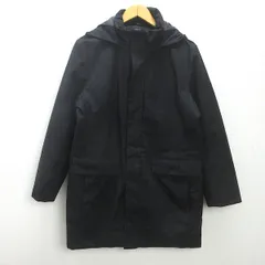 d■ユニクロ/UNIQLO ハイブリッドダウンコート/JKT【M】黒/MENS/70G【中古】