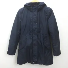d■ユニクロ/UNIQLO 411335 ノンキルトダウンショートコート【M】紺/LADIES/84V【中古】のサムネイル