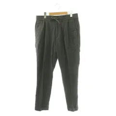 ブルネロクチネリ BRUNELLO CUCINELLI LEISURE FIT ドローコード ヘリンボーン パンツ テーパード 48 グレー /MI ■OSのサムネイル