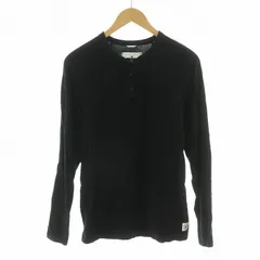 レイニングチャンプ REIGNING CHAMP Tシャツ ロンT 長袖 ハーフボタン XS ブラック /NQのサムネイル