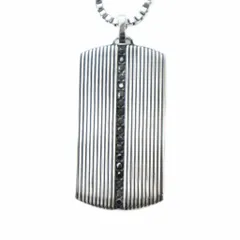 スワロフスキー SWAROVSKI ネックレス アクセサリー ペンダント ロゴ シルバー色 ■GY18 /MQのサムネイル