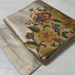 爪掻き綴れ 八寸単衣帯‼︎ オリエンタル唐草紋様‼︎ 50万円のお品
