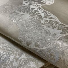 袋帯 桜 唐草 立涌 銀糸 華やか 着物 013a d - メルカリ