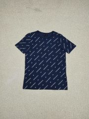 00s y2k SeanJohn ブラック×ホワイト 総柄 モノグラム Tシャツ - メルカリ