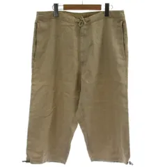パパス Papas ショートパンツ ハーフパンツ LL ベージュ リネン 無地 /GGのサムネイル