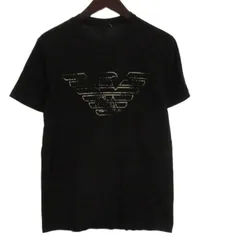 エンポリオアルマーニ EMPORIO ARMANI ロゴプリント Tシャツ 半袖 ブラック S ■ECD001のサムネイル