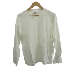 ジョセフアブード JOSEPH ABBOUD Tシャツ L 白 ホワイト Vネック 長袖 無地 カットソー /PP ■ECB002のサムネイル
