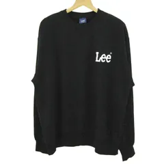 リー スウェット トレーナー 長袖 大きいサイズ ブランド トップス 黒 メンズ XLサイズ ブラック Lee 【中古】のサムネイル