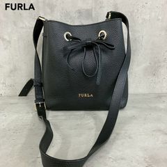 極美品】FURLA フルラ コスタンザ トートバッグ レザー 黒 A4収納可