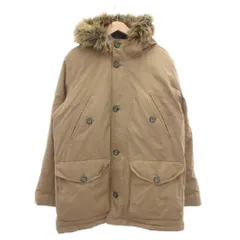 エーグル AIGLE N-3B型 ダウンジャケット XL ジップアップ フロントフライ フード付き フェイクファー ミリタリー /SXのサムネイル