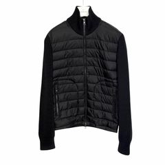 PRADA キルティング ニット ジャケット ブラック 46 - メルカリ