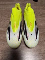 F50 サッカーシューズ 16 ホワイト/ゴールド - メルカリ