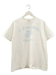 VINTAGE U.S NAVY ミリタリー デザイン Tシャツ 古着 S 白 - メルカリ