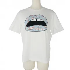 マーカスルプファー MARKUS LUPFER Tシャツ カットソー 花柄 半袖 丸首 コットン S 白 ホワイトのサムネイル
