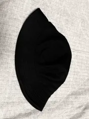ブラック バケットハット 新品 61cm