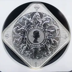 MS70 2025 イギリス 英国 クイーンズビースト コンプリーター 1oz 銀貨