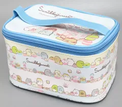 【中古】雑貨 ブルー ねこのきょうだいとおかし屋さん バニティポーチ 「すみっコぐらし」